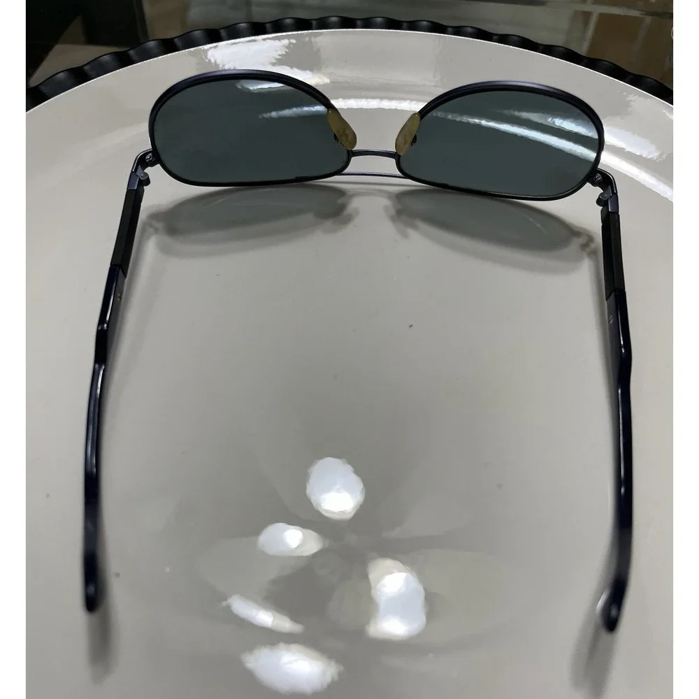 Carrera Oval Sunglasses Blue Metal Frame Vintage Style Unisex